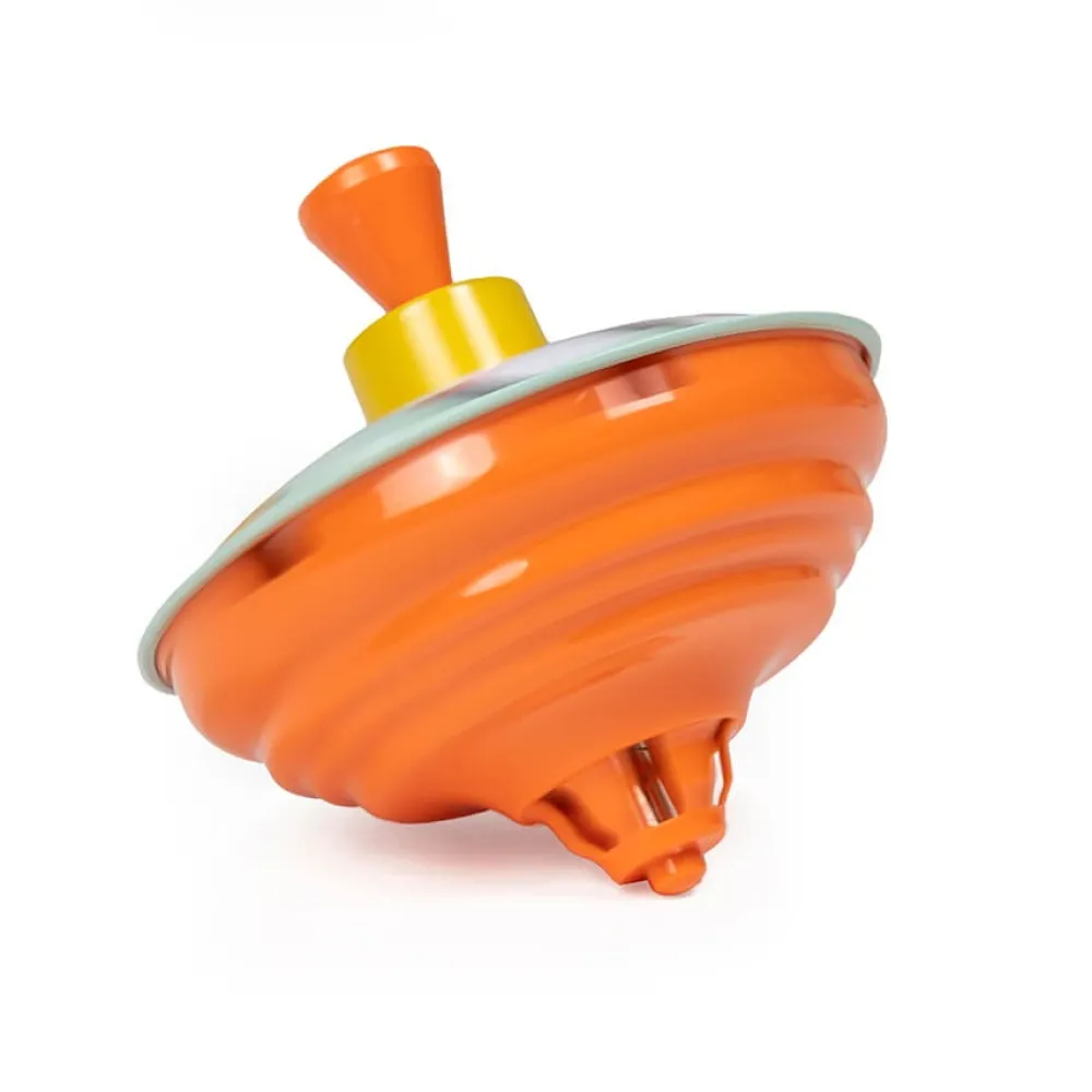 EUREKAKIDS Peonza metálica Wild con varilla de activación