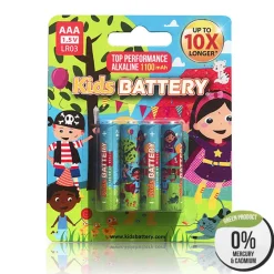 KIDS BATTERY - HMC Pilas AAA boy and girl
