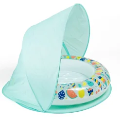 EUREKAKIDS Piscina hinchable para bebés con parasol – Hello Summer
