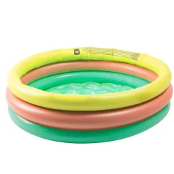 EUREKAKIDS Piscina hinchable para niños con 3 anillos – Hello Summer