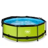 Exit Toys Piscina redonda de 244 x 76cm color verde lima con toldo y bomba de filtración