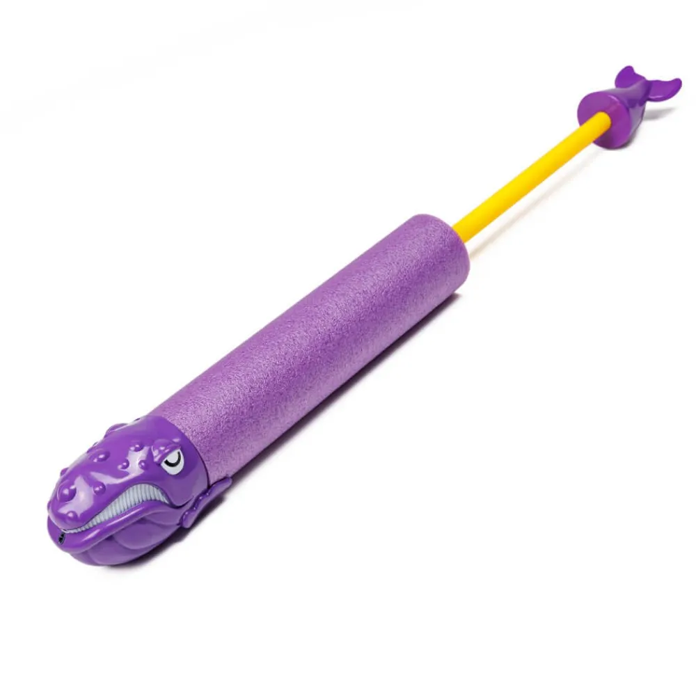 EUREKAKIDS Pistola de agua de espuma con cabeza de animal - Púrpura