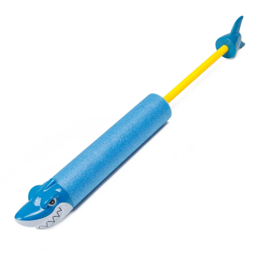 EUREKAKIDS Pistola de agua de espuma con cabeza de animal - Azul