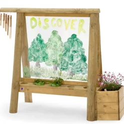 PLUM Pizarra de madera Discovery Crea y pinta