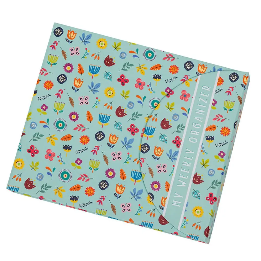 EUREKAKIDS Planificador semanal con bloc de notas y notas autoadhesivas