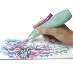 Nebulous Stars Pluma de pulverización eléctrica con plantillas y 12 colores