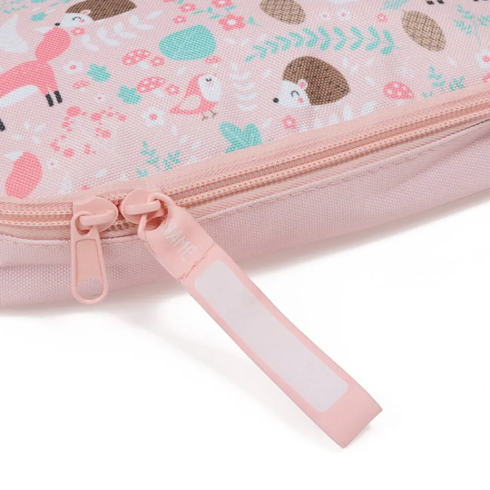 EUREKAKIDS Portabocadillos infantil con diseño de animales del bosque