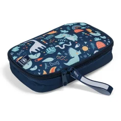 EUREKAKIDS Portabocadillos infantil con diseño de dinosaurios