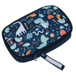 EUREKAKIDS Portabocadillos infantil con diseño de dinosaurios