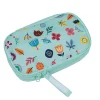 EUREKAKIDS Portabocadillos infantil con diseño de flores