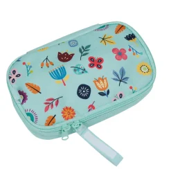 EUREKAKIDS Portabocadillos infantil con diseño de flores
