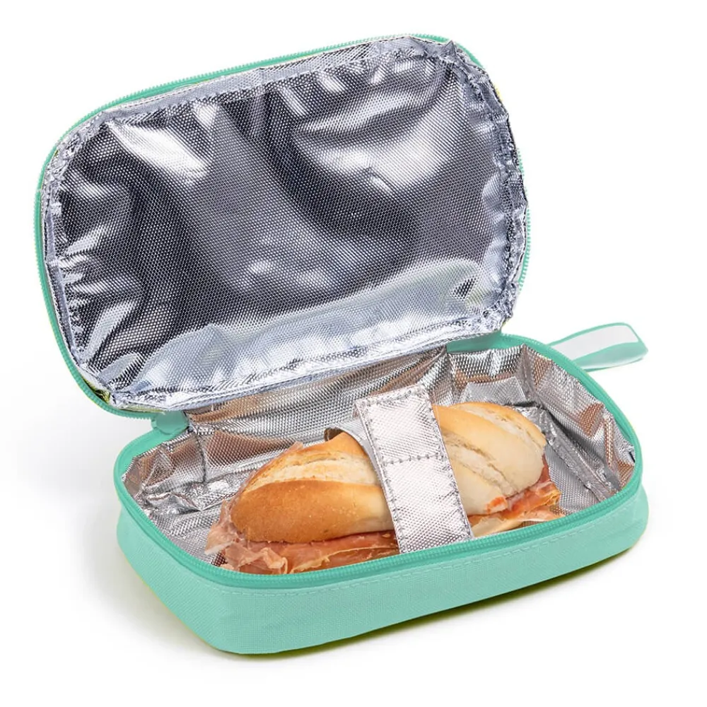 EUREKAKIDS Portabocadillos infantil con diseño de flores