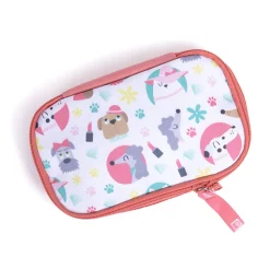 EUREKAKIDS Portabocadillos puppy pink