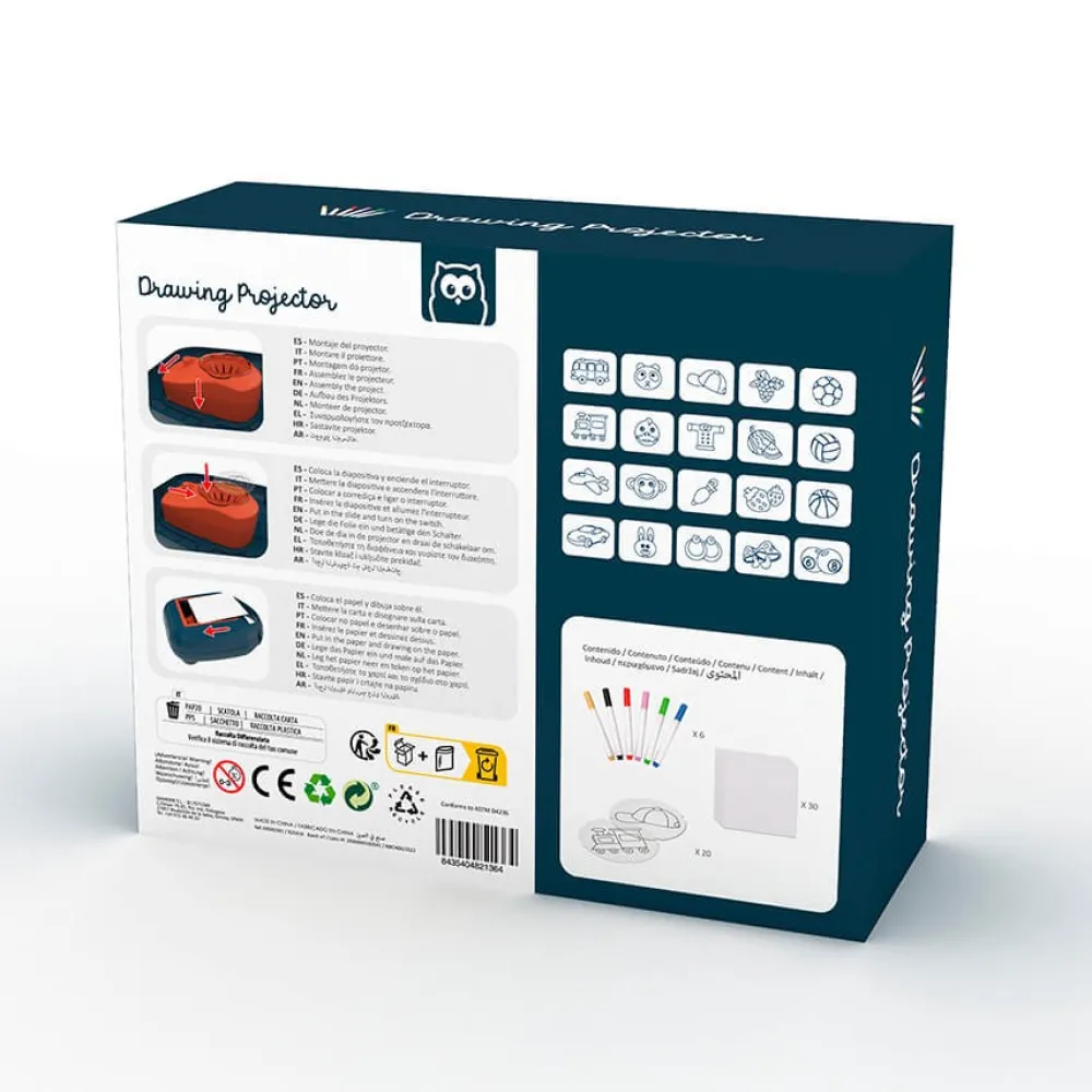 EUREKAKIDS Proyector portátil para dibujar