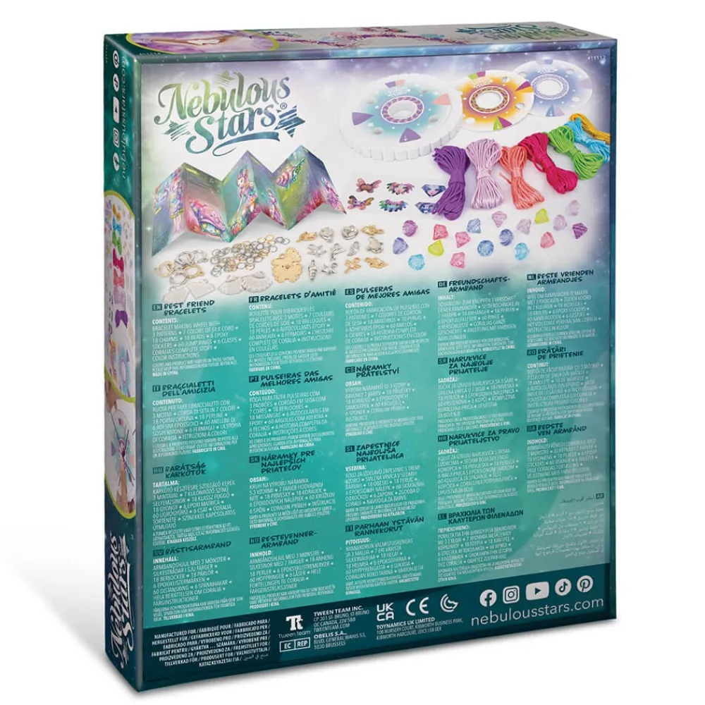 Nebulous Stars Pulseras de cuentas de la amistad