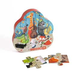 EUREKAKIDS Puzle animal jazz texturas 20 piezas