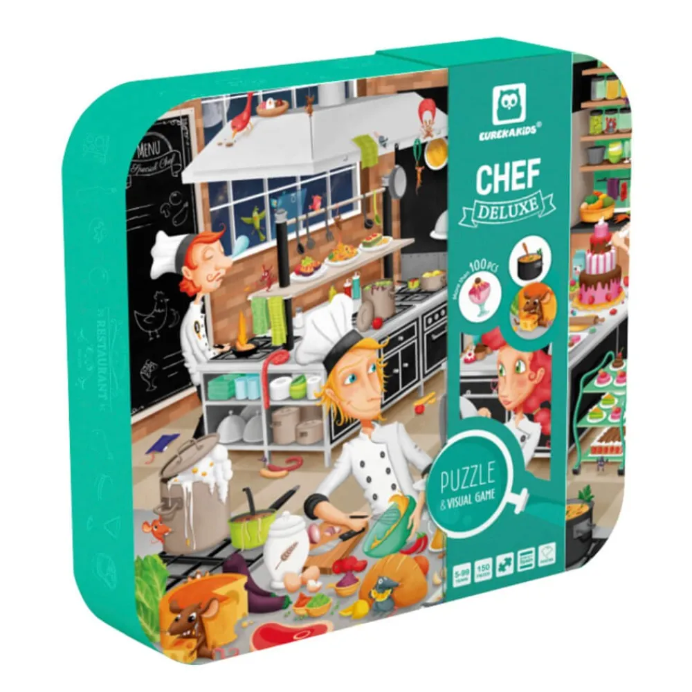 EUREKAKIDS Puzle de observación Chef Deluxe – 150 piezas