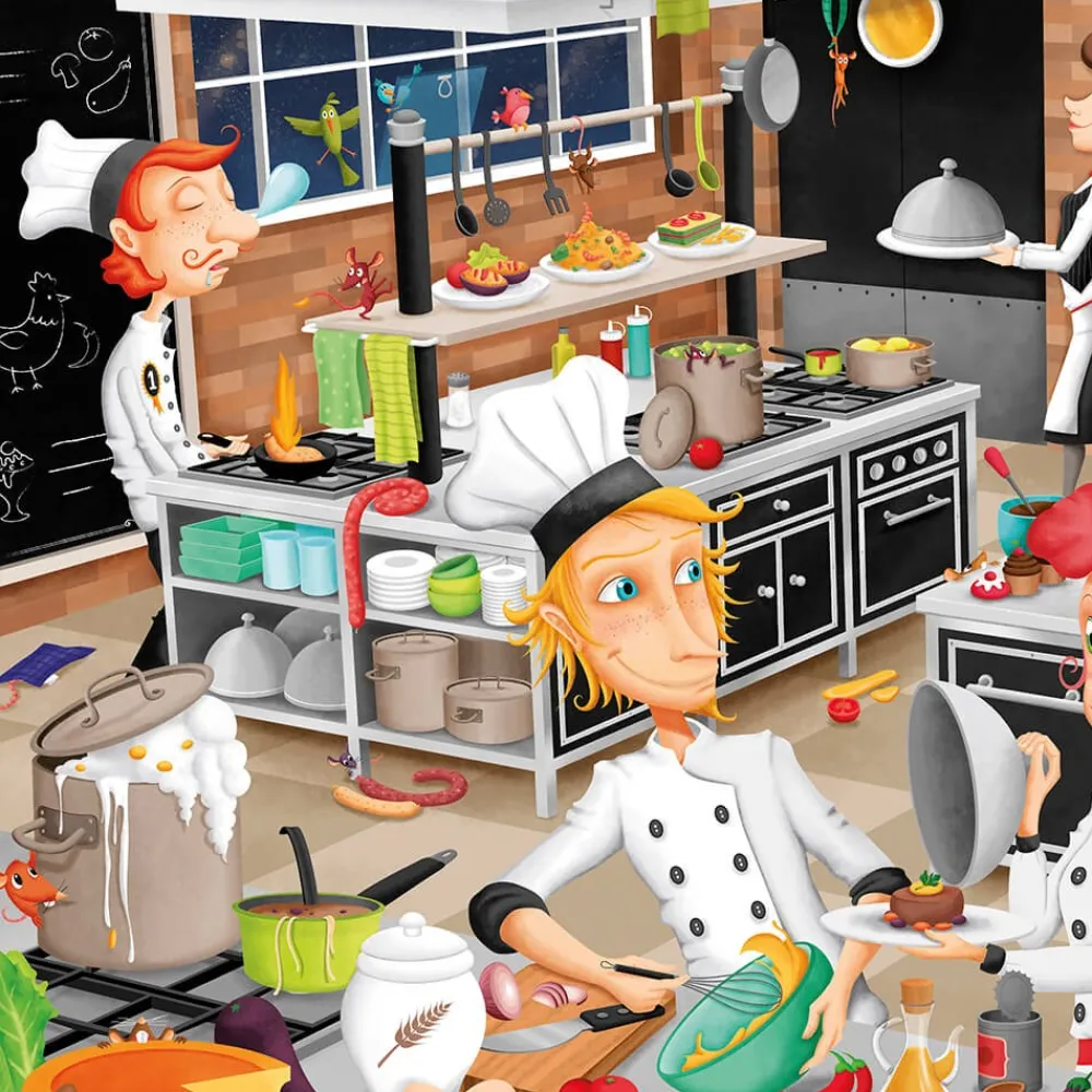 EUREKAKIDS Puzle de observación Chef Deluxe – 150 piezas