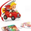 EUREKAKIDS Puzle evolutivo Bombero 4 en 1