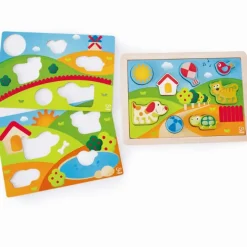 HAPE Puzzle 3 in 1 Pepe & Friends
