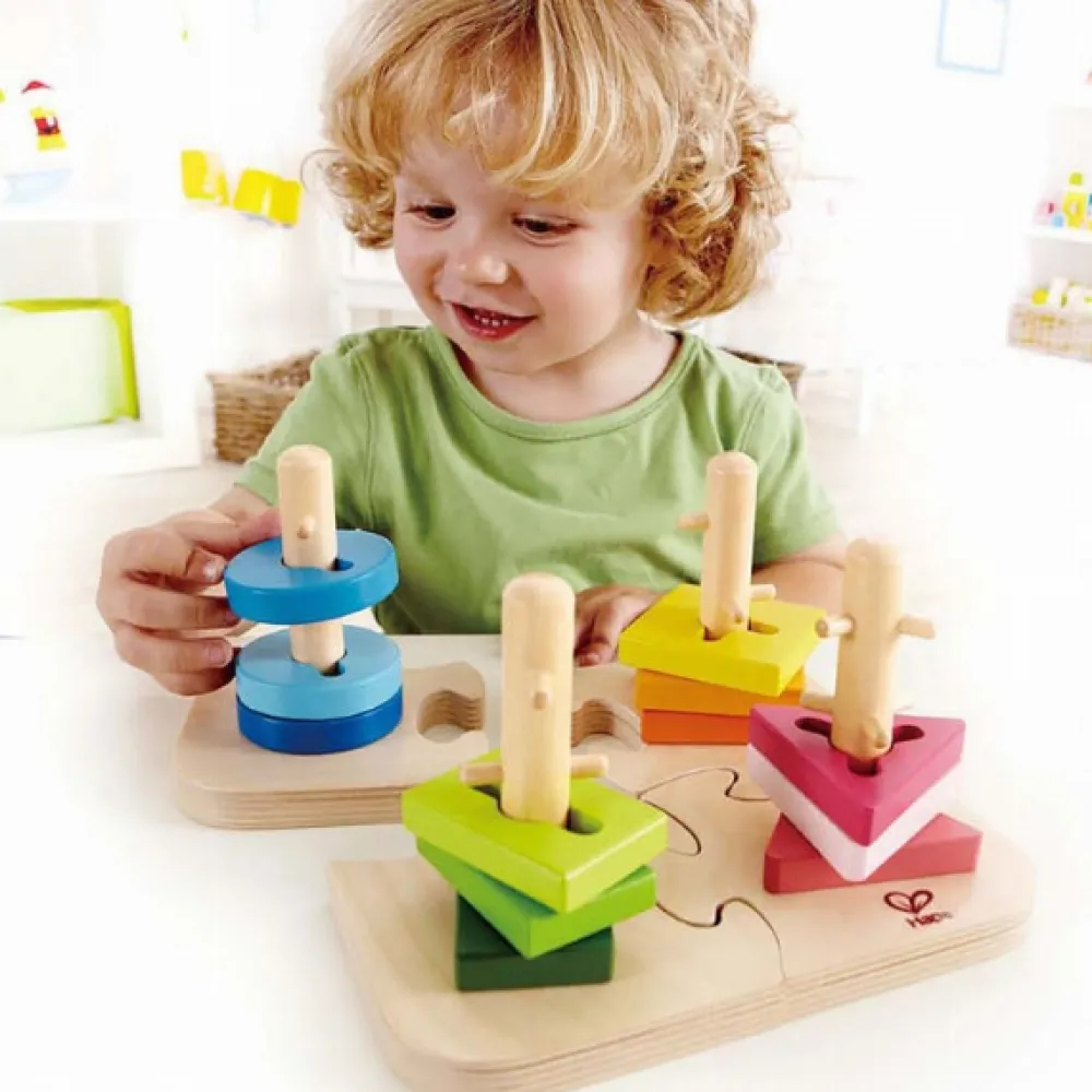HAPE Puzzle creativo de clavijas