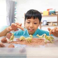 4M Roca con dinosaurio resplandeciente