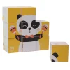 EUREKAKIDS Rompecabezas de cubos de madera – Animales musicales