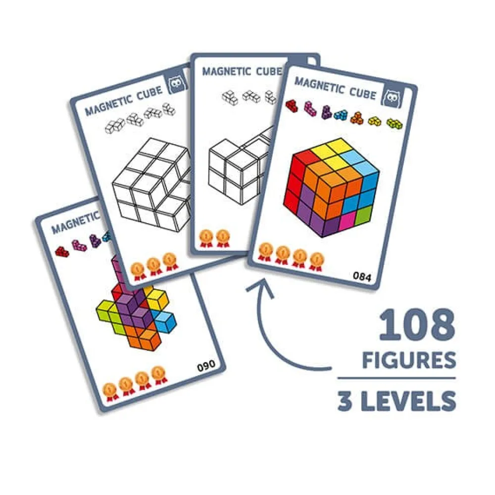 EUREKAKIDS Rompecabezas Magnetic Cube