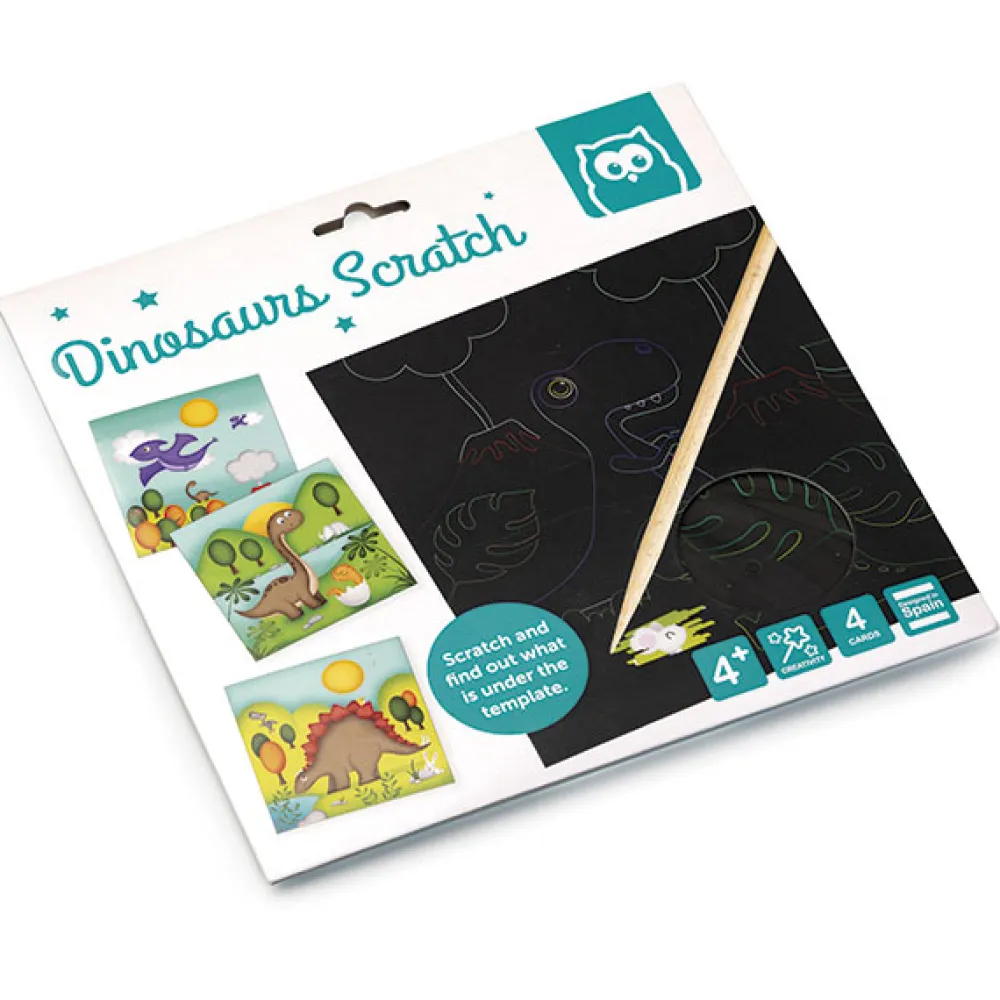 EUREKAKIDS Scratch art dinosaurios