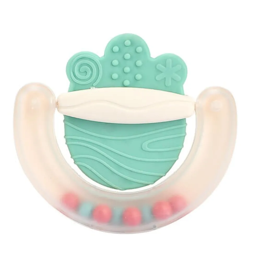 EUREKAKIDS Set 4 sonajeros mordedores