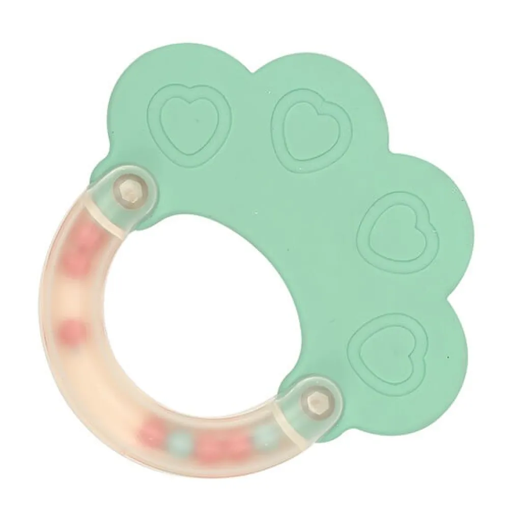 EUREKAKIDS Set 4 sonajeros mordedores