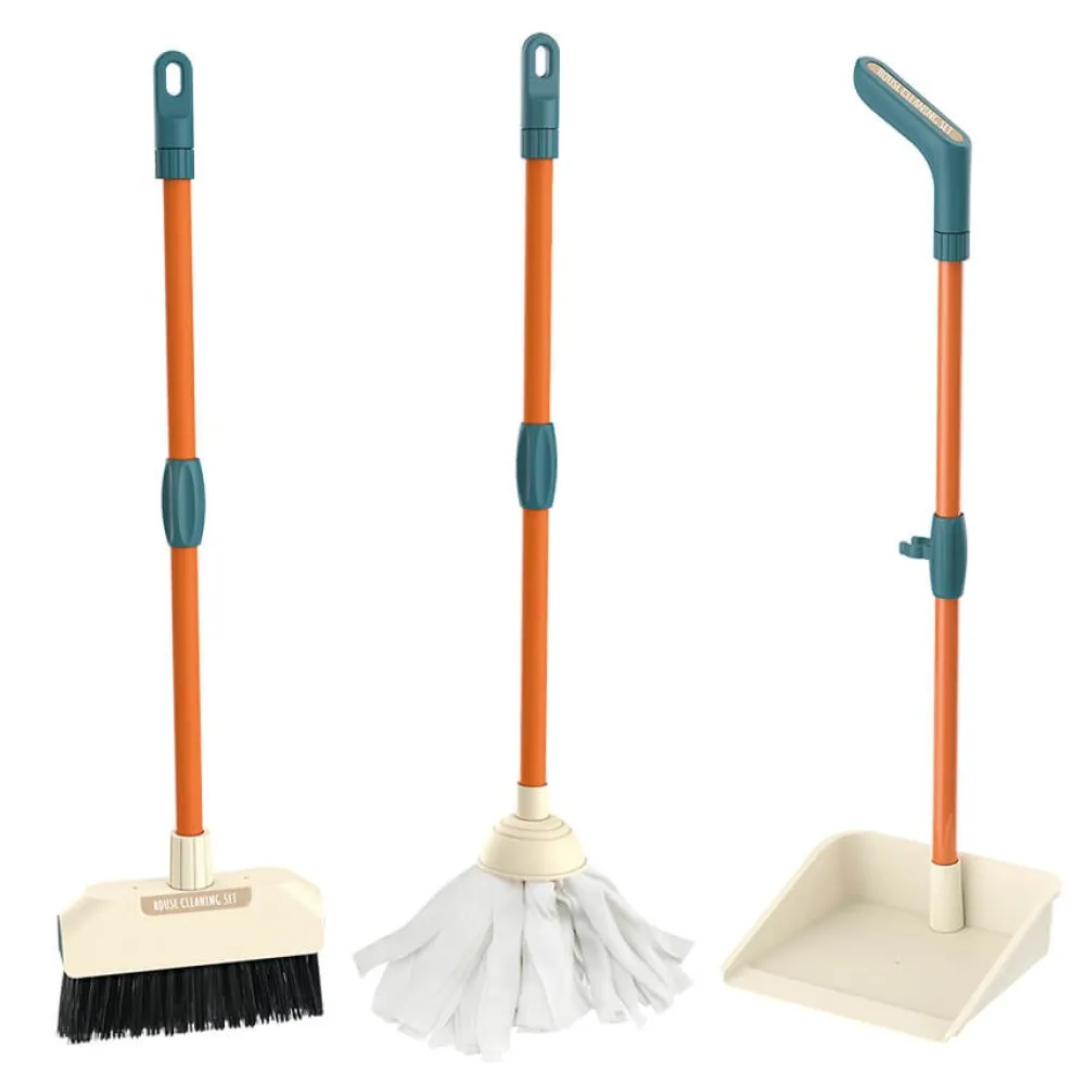 EUREKAKIDS Set de limpieza extensible con 5 piezas