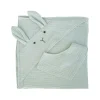 WOOKIDS SET TOALLA-BANDANA BUNNY BOBBLE VERDE