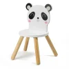 EUREKAKIDS Silla infantil de madera – Panda Kirumy®