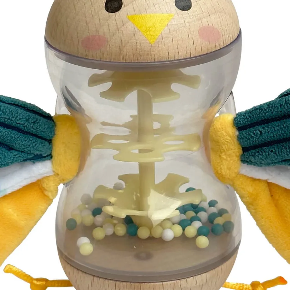 EUREKAKIDS Sonajero de madera multifuncional – Cucu