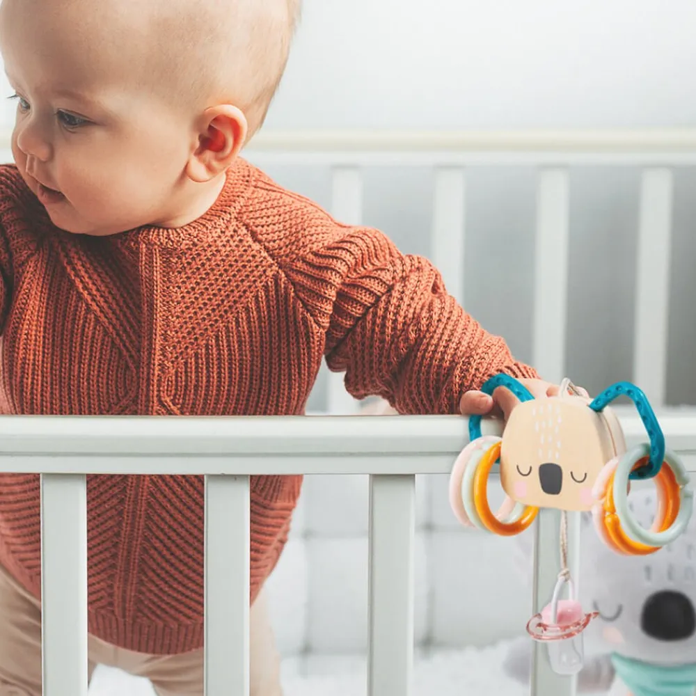EUREKAKIDS Sonajero mordedor de madera con forma de koala – Cucu