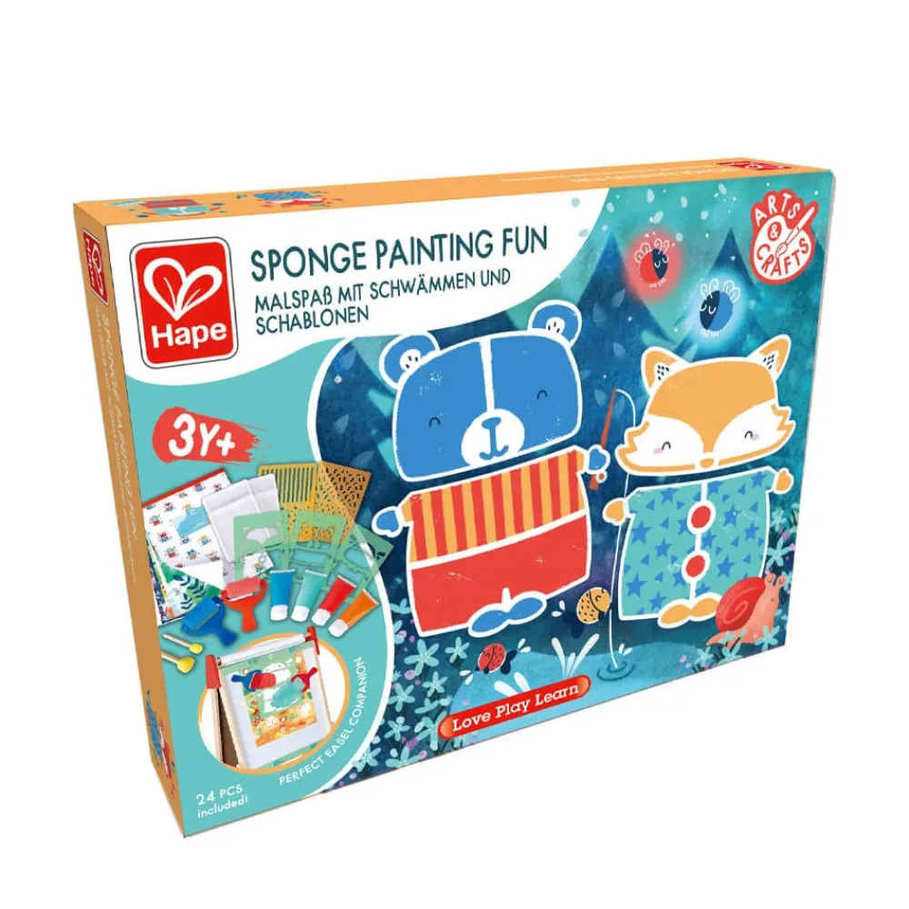 HAPE Sponge Painting Fun