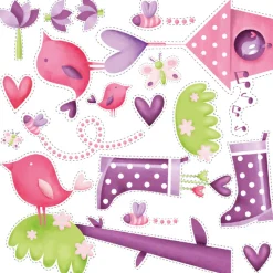 EUREKAKIDS Stickers secret garden