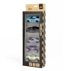 EUREKAKIDS Surtido 5 coches de carreras Fast Racing Metal Cars