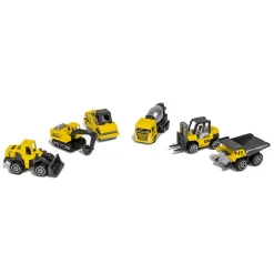 EUREKAKIDS Surtido camiones de construcción Metal Trucks – 6 unidades