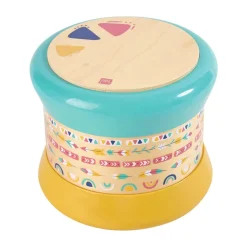 EUREKAKIDS Tambor de juguete electrónico con ritmos y sonidos