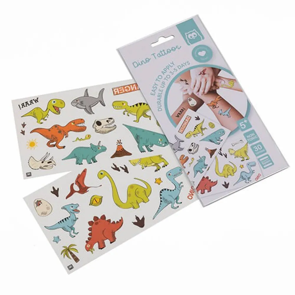 EUREKAKIDS Tatuajes de dinosaurios