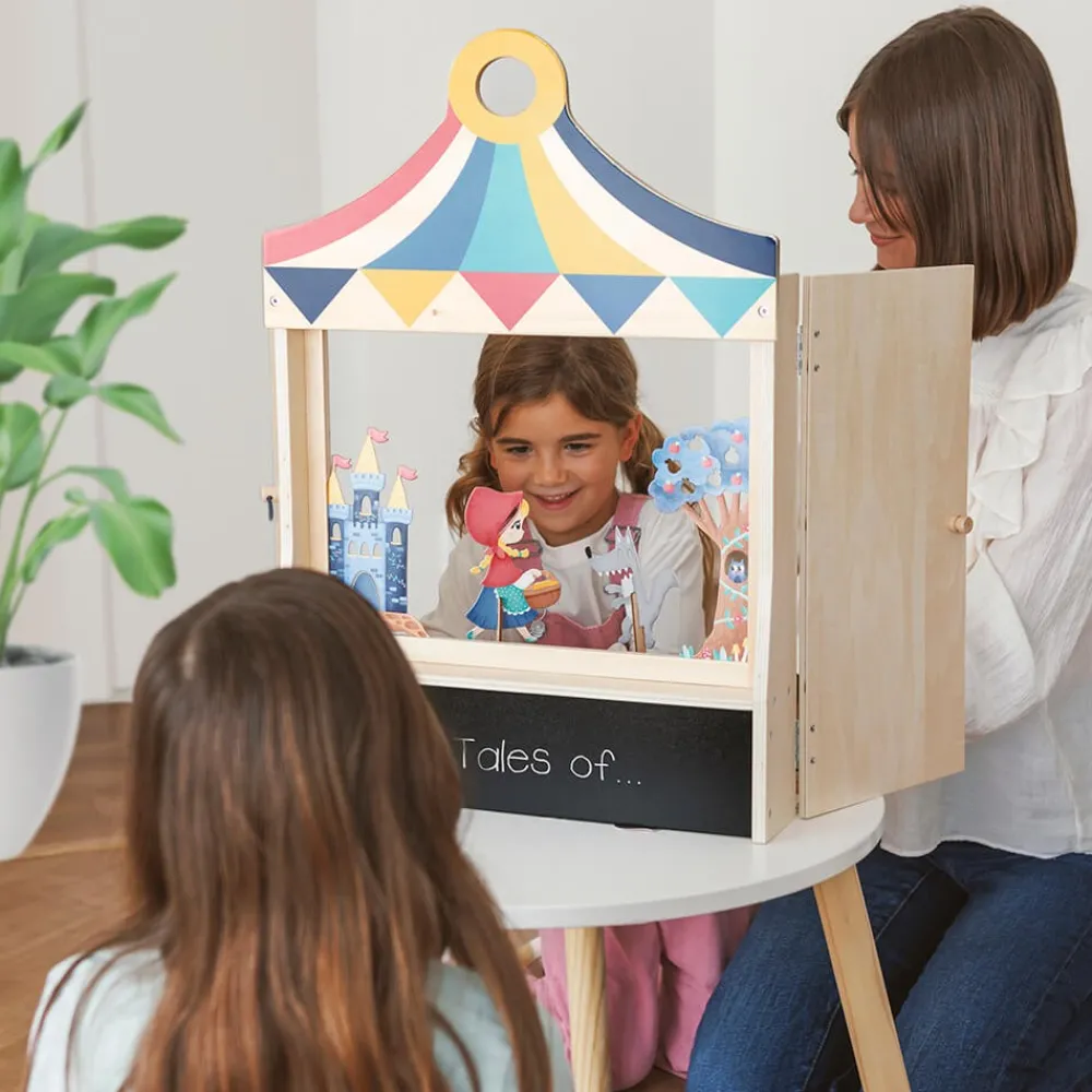 EUREKAKIDS Teatro de sombras multifuncional de sobremesa