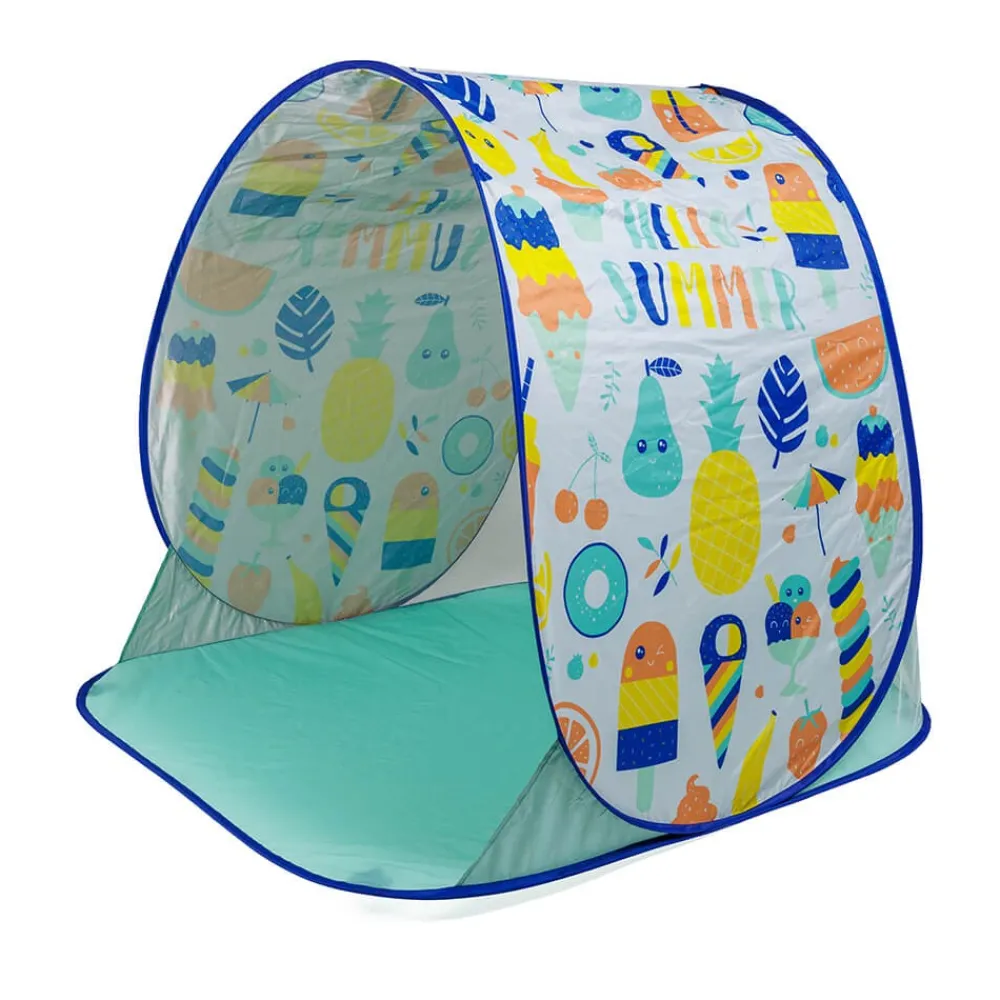 EUREKAKIDS Tienda de playa con protección anti UV 50+ UPF – Hello Summer