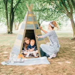 PLUM Tipi de madera para niños Hideaway