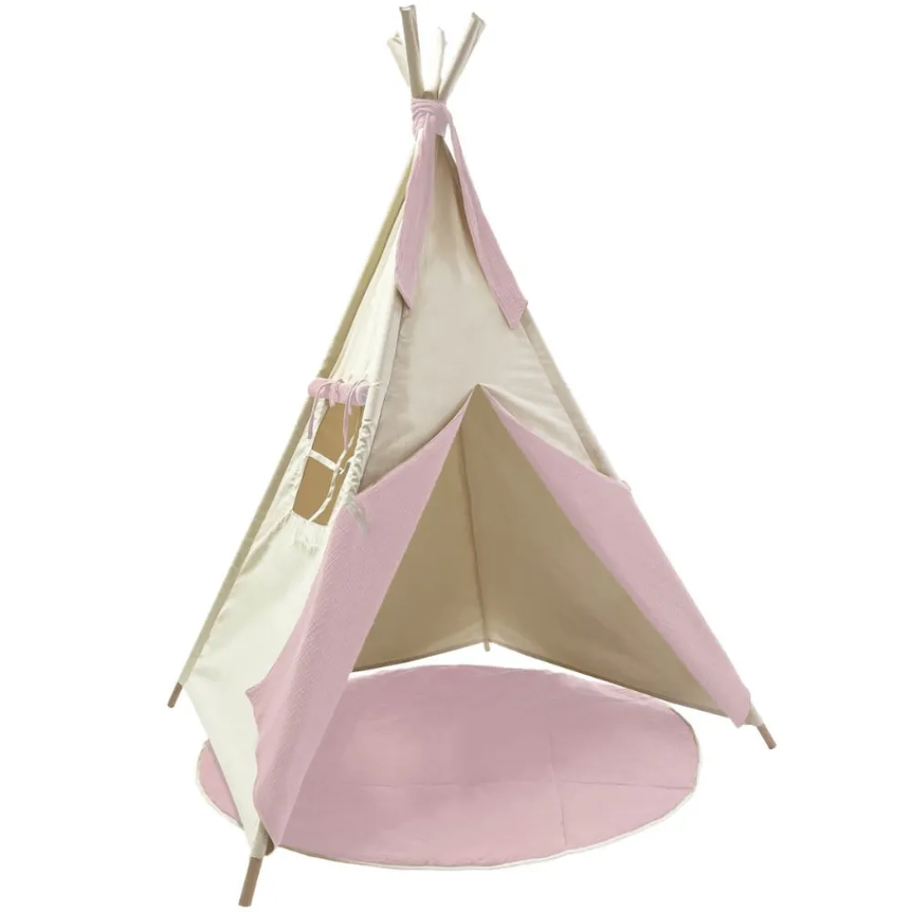 WOOKIDS Tipi niño BOBBLE- Beige Rosa