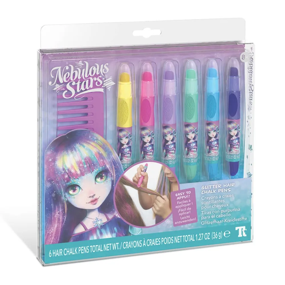 Nebulous Stars Tizas con purpurina para el cabello - 6 colores