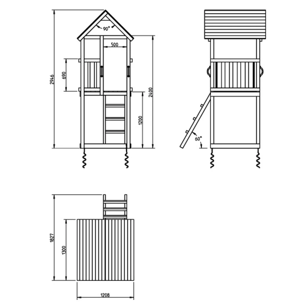 MASGAMES Torre con múltiples actividades kiosk