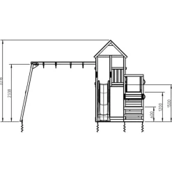 MASGAMES Torre de madera Penthouse