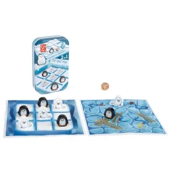 HAPE Tres en raya y Serpientes y escaleras (Juego 2 en 1)